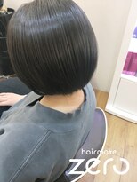 ヘアメイクゼロ 坂戸駅前店(hairmake zero)&nbsp;オージュア　すっきりショート　ダークアッシュ