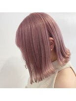 ゲーム 原宿店(GAME)&nbsp;外はねボブ　ペールピンク　マグネットカラー