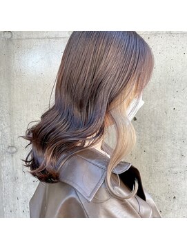 アッシュ 二子玉川店(Ash) やわらかベージュとニュアンスブラウン