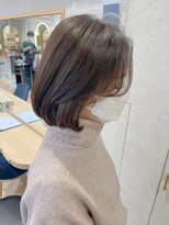 ロンドプランタン 恵比寿(Lond Printemps) 透明感グレージュカラーふんわりワンホンボブ【中居】