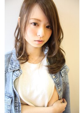 トゥーリ 藤崎店(tuuli) tuuli☆30代40代ペールベージュ切りっぱなしセミロング　264