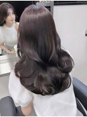 767髪質改善オルチャンヘアタイトストレート波巻きセシルカット