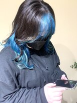 ゼン(Zen.) インナーカラー/ブルー/ブリーチ/Zen.手塚