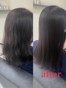 リュクレア(Luclea) ハイダメージ対応☆弱酸性縮毛矯正＋超高濃度水素トリートメント