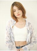 キレイめナチュラルな外ハネボブ