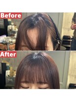 シュプバイトゥーミー(sup.by tomee)&nbsp;前髪クロスパーマ