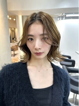 ヴィオットバイサロン(Viot by Salon) 大人可愛いくびれ韓国レイヤーカット 2waybang 顔周りシースルー