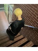 ☆☆抜きっぱなし金髪 襟足刈り上げショート