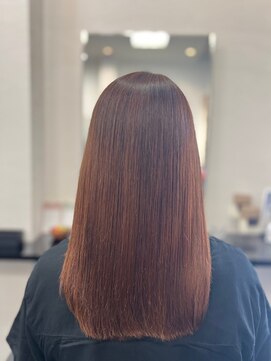 ヘアメイク ウエニ 上本町(HAIR MAKE UE2) くせ毛がしっかり整う◎艶ストレート