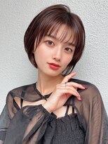 アフロート ディル(AFLOAT D'L) 20代30代40代大人かわいい 小顔 ショートボブ  ひし形シルエット