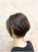シャギーボブ/耳かけボブ/秋色