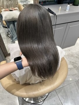 ロンドローズ 名古屋(Lond damaskRose) 顔周り ダブルカラー 名駅 ブリーチ 髪質改善 ボブ 韓国 876