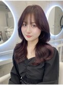 ラベンダーブラウン*韓国くびれヘア