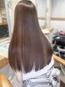 【全頭の縮毛矯正の間のケアに是非】似合わせカット+前髪縮毛矯正