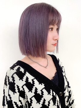 アンドユー(& you.) 切りっぱなしボブ×ハイトーン