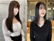 リコ(liko)の写真/【多治米/女性限定サロン】酸性ストレートと髪質改善縮毛矯正で毛先まで潤う自然なウル艶ストレート髪へ◎