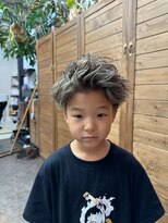 ヘイハッピー ヘアーラウンジ(HEY HAPPY hair lounge) キッズカット、ハイライト