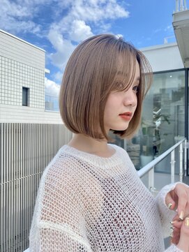 ロンド ボーイ 表参道(Lond BOY) ウルフレイヤーカット顔周りカット前髪カット韓国ボブ/原宿