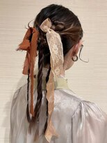 イルウィ(irwi)&nbsp;【miku/ヘアセット】結婚式/カチモリ/韓国ヘア/シニヨン