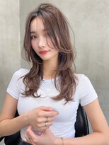 銀座　cheri レイヤーカット×透明感グレージュ