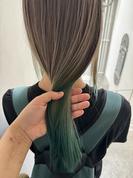 バローチェ(Barouche) 【Barouche/中島綾子】グラデーションカラー　セミロング　堀江