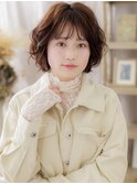 大人ガーリーふわふわボブデジタルパーマc7浦和20代30代40代