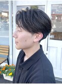 センターパート/毛流れパーマ/ニュアンスパーマ