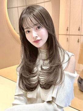 グロー 大宮(GLROW) 美髪縮毛矯正/ブリーチなしダブルカラー/髪質改善/顔まわり