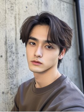 ルービック 奈良(Rubik's) メンズカットスパイラルパーマ波巻きセンターパート14