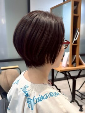 ヘアーカッティングガーデン ジャック モアザン 梅田店 ボブ/ショートボブ/ハイライト/30代/40代/大人女性/白髪ぼかし