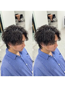 ブライト(BRIGHT) ツイストスパイラルパーマセンターパートウルフ