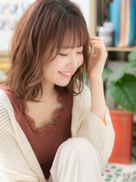 カバーヘア ブリス 志木南口駅前店(COVER HAIR bliss)&nbsp;★外ハネくびれミディアムくせ毛風小顔ボブパーマ20代30代★１!