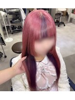 アーチフォーヘア 心斎橋店(a-rch for hair)&nbsp;黒髪からピンク髪に大イメチェン！！