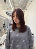 柔らかチェリーレッドブラウン