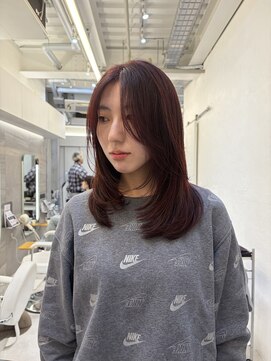 アナ ラーナ(Anna Lanna) 柔らかチェリーレッドブラウン