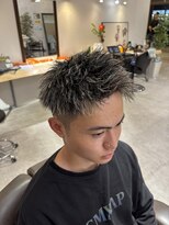 フラム ヘアデザイナーズ(FuLAM Hair designers*)&nbsp;ツイストパーマ×ホワイトメッシュ