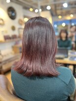 ワン エイティー ディグリース 恵比寿(180°One Eighty Degrees.)&nbsp;チェリーレッド / ミディアムボブ