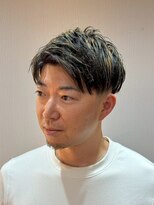 ジェントル(GENTLE) ハイライトで遊び心をプラス◎男のデザインショート