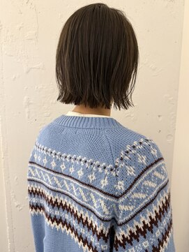 カウチ 板橋本町店(kauti) ぱつっとボブと透明感カラー