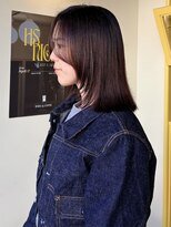 ヒントステーション(HINTSTATION)&nbsp;〈浅草 半個室〉ミディアムレイヤー/顔まわりデザイン