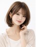 1番人気【エイジングケア】カット+うる艶カラー+生コラーゲンケア ¥13900