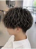 スパイラルパーマ×メッシュ