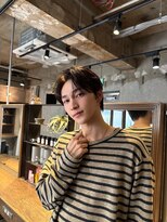 メンズココ メンズパーマ 韓国ヘア 日本橋店(MENS COCO)&nbsp;コンマシースルーセンターパート