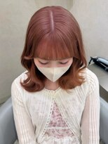 ラルム 新宿(LARME)&nbsp;☆ピンクベージュ☆ブリーチ2回～☆【hina/新宿】