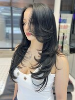 キーン 吉祥寺店(keen) 【AYAKA】リッチブラック×レイヤーカット/吉祥寺