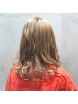 アンド バイ ヘアサロン(AND by hair salon) ハイベージュカラー