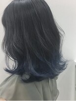 ブルーフェーセス 表参道(blue faces)&nbsp;『bluefaces』 ネイビーブルー裾カラーグラデーション