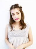 ナチュラルセクシーなボヘミアンハーフアップ【EARTH草津店】