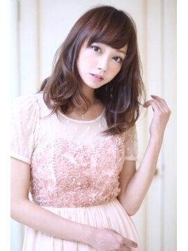 フォルテ 城北店 暗めベージュの巻き髪ヘア○