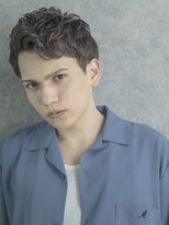 ミンクス ギンザ セントラル(MINX ginza central) くせ毛風パーマ かき上げヘア